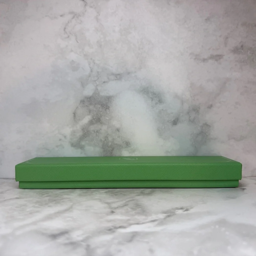 Authentic Swarovski | Green | Long Jewelry Box & Outer Sleeve | Empty Packaging